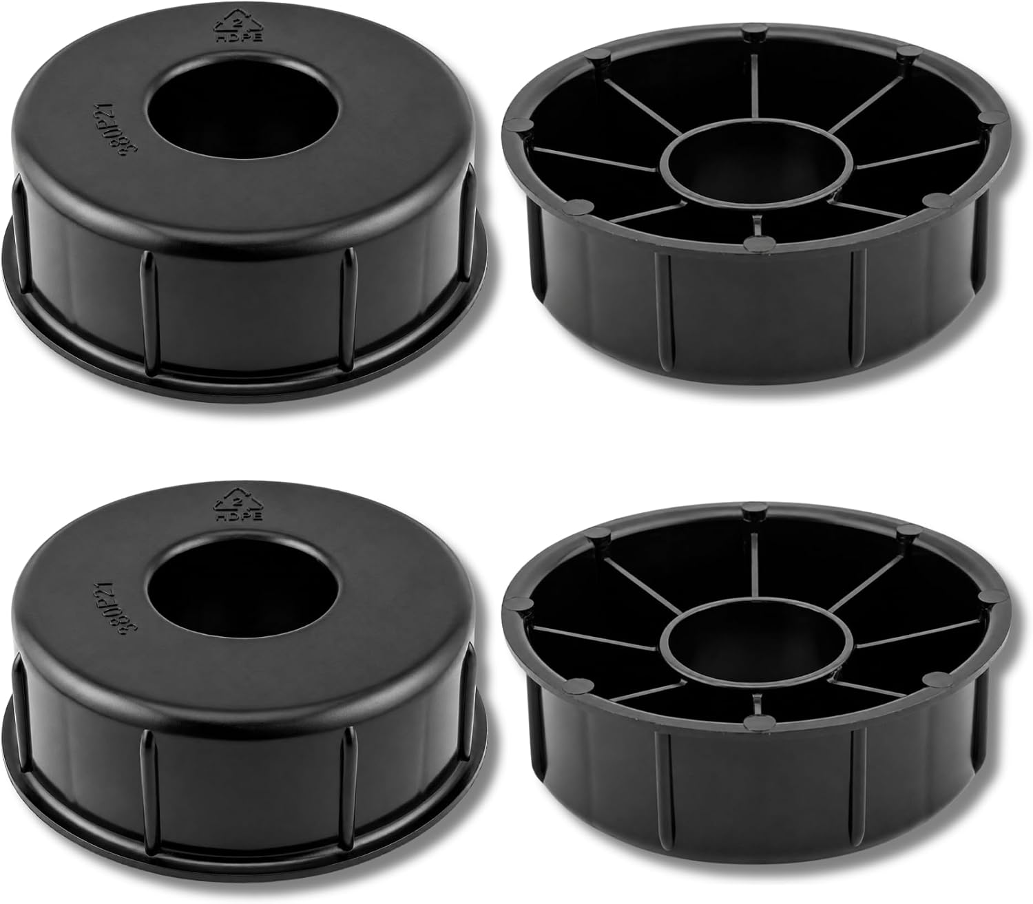 Nuclios De Rollo Adaptador de núcleo de 3 a 1 pulgada (2 pares) para etiquetas ...