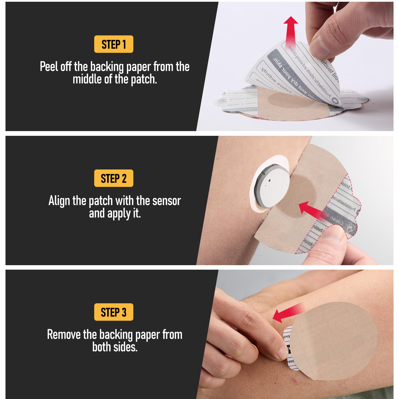 ANGTICS Dexcom G7 - Toppe adesive impermeabili, 30 pezzi, per sensori CGM