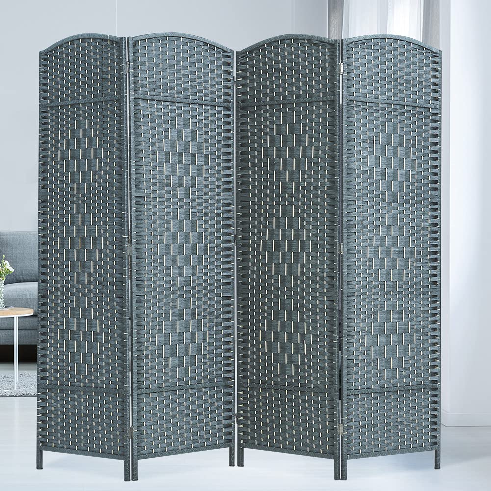 Buy JOSTYLE Room Divider 4 Panel Room Partition, Foldable Freestanding