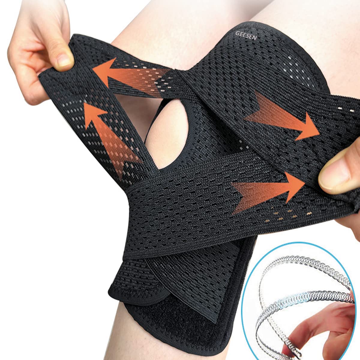 GEESEN Power Knee Brace Joint Support, Power Knee