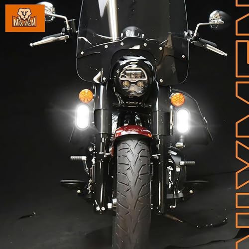 Miniatura 8 de Nilight 2 cápsulas LED de 4 pulgadas para motocicleta, 2100 lúmenes, luz de conducción EMC integrada, súper foco, luces antiniebla todoterreno con