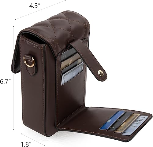 Miniatura 4 de Montana West Cell Phone Purse Small Crossbody Bags for Women Cellphone Wallet Bag with RFID Blocking Credit Card Slots