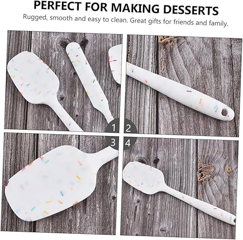 Miniatura 4 de ARTIBETTER Herramienta de silicona para hornear, espátulas resistentes al calor para cocina, raspar y mezclar, utensilios antiadherentes flexibles