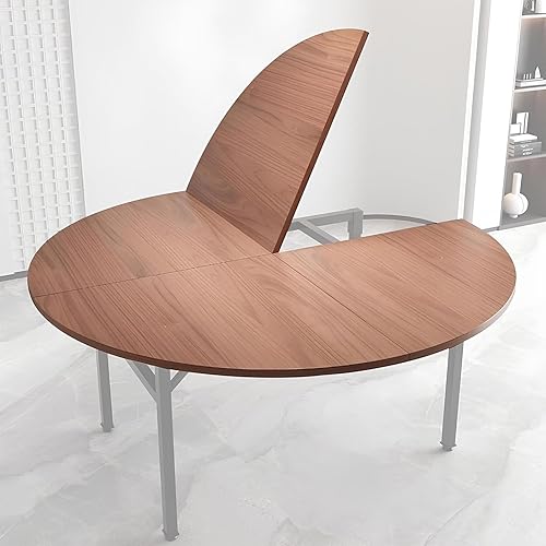 Large Round Foldable Table Top, 47"- 94" Diameter Round Wood