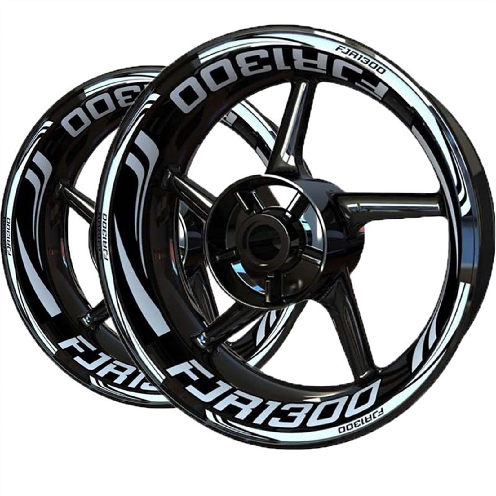 Applique for for Fjr1300 Sticker Decal for Fjr 1300 Wheel Rim Front and Rear Set(A2)