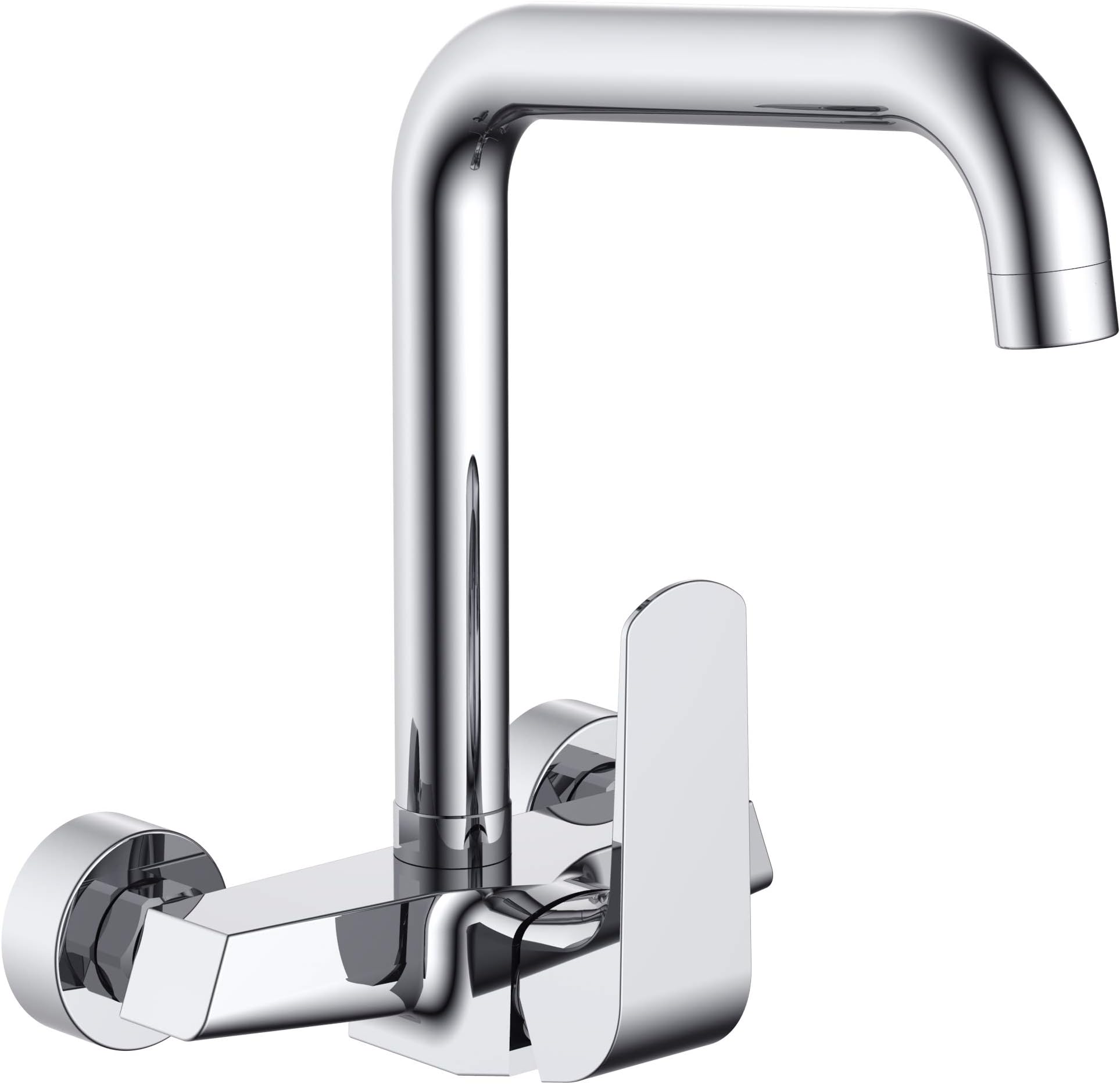 HESANIT Elite Single Lever Wall Sink Mixer - Chrome