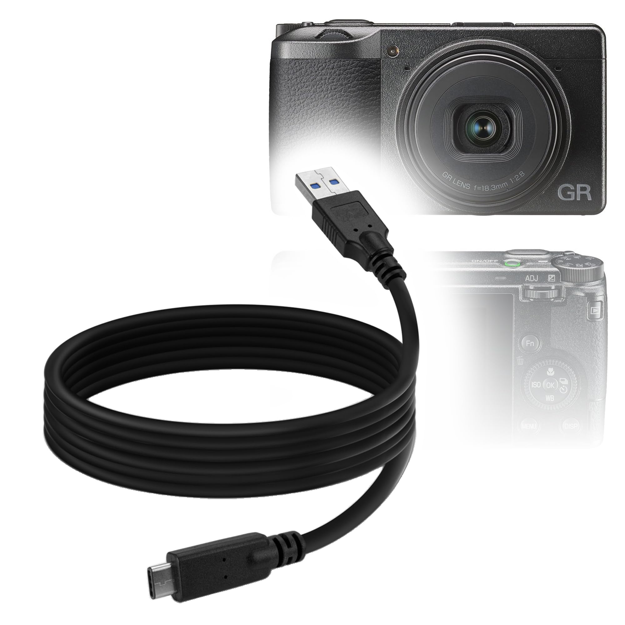 Amazon.com: BoxWave Cable Compatible with Ricoh GR III
