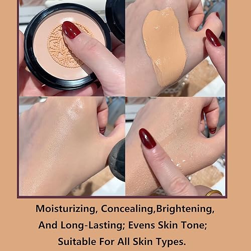 Miniatura 5 de Cojín de base 2026, cojín de aire de cabeza de hongo, crema CC, corrector mate de larga duración para todo tipo de piel (cálido)