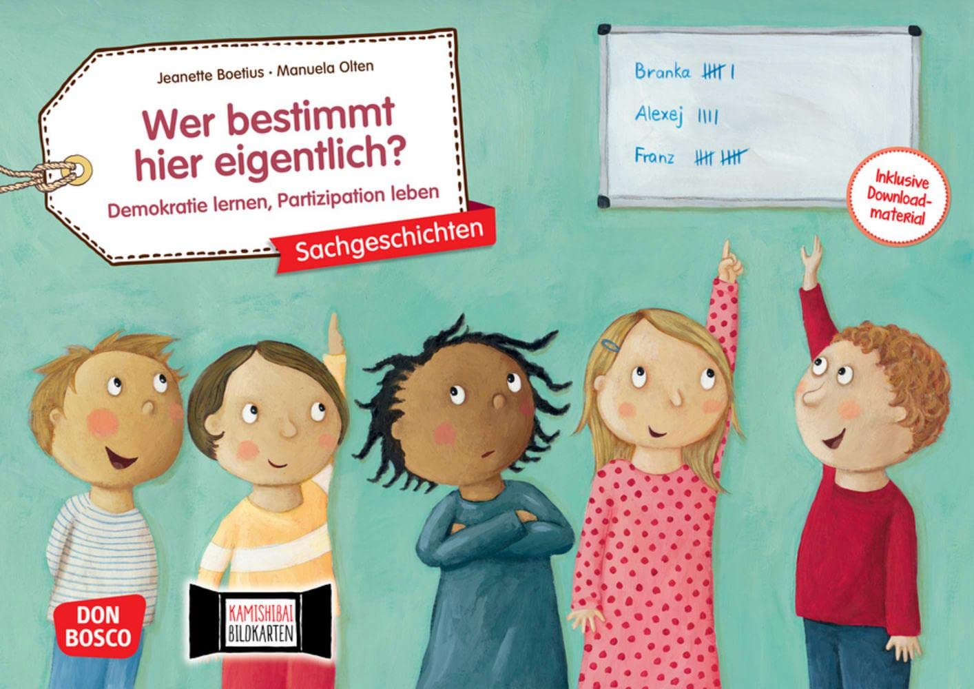 Jeanette Boetius & Manuela Olten Kamishibai Bildkartenset Demokartiebildung in der Grundschule