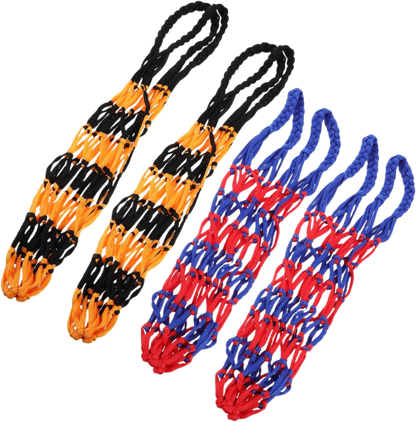 Yardwe Large Capacity Durable Basketball Bag with Breathable Mesh Design Versatile Sports Carrier for Football Volleyball and Other Equipment Red Blue Black Yellow