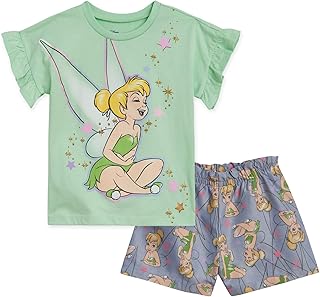 Floral T-Shirt and Chambray Shorts Outfit Set Infant to Big Kid Sizes (12 Months - 14-16) - Buy now