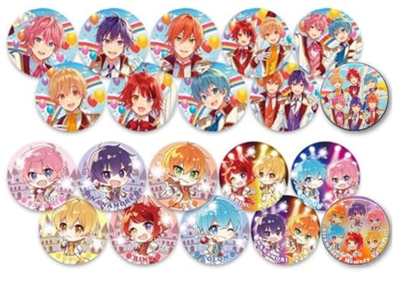 Amazon.co.jp: すとろべりーめもりー Vol.Next!! 缶バッジくじ : おもちゃ