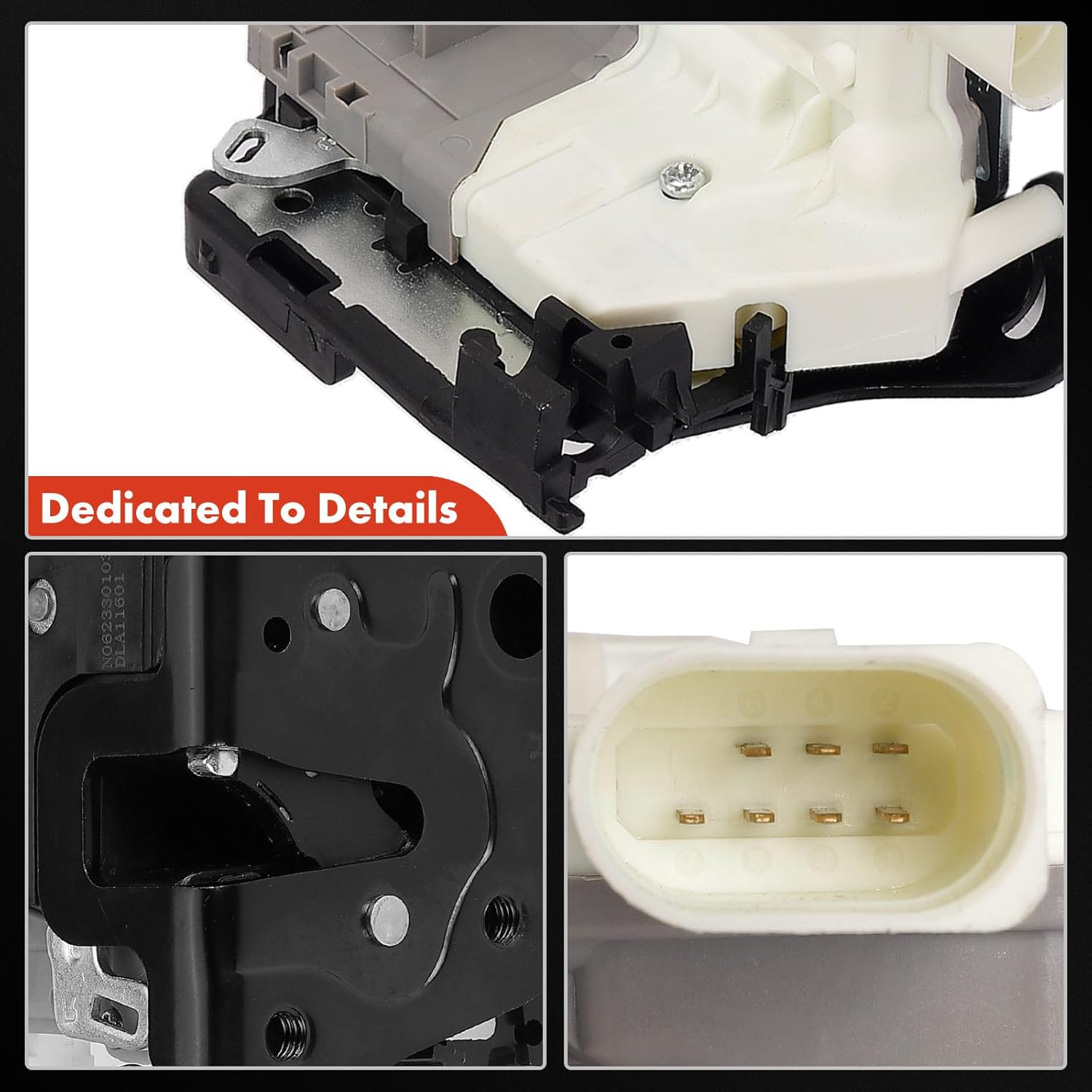 A-Premium Rear Right Passenger Side Door Lock Actuator Compatible with Porsche Cayenne 2011-2018, Panamera 2010-2013 & Audi A4 Quattro/A4 2009, Q5 2009-2010, S4 2010