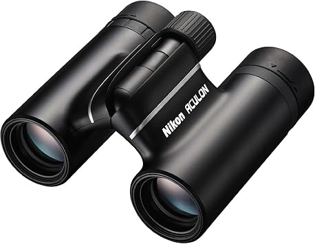 Nikon ACULON T02 Compact Binoculars - 21mm Objective Lenses, Multilayer-Coated Optics, Ergonomic Compact Design Binoculars for Travel, Sports, Concerts, Sightseeing