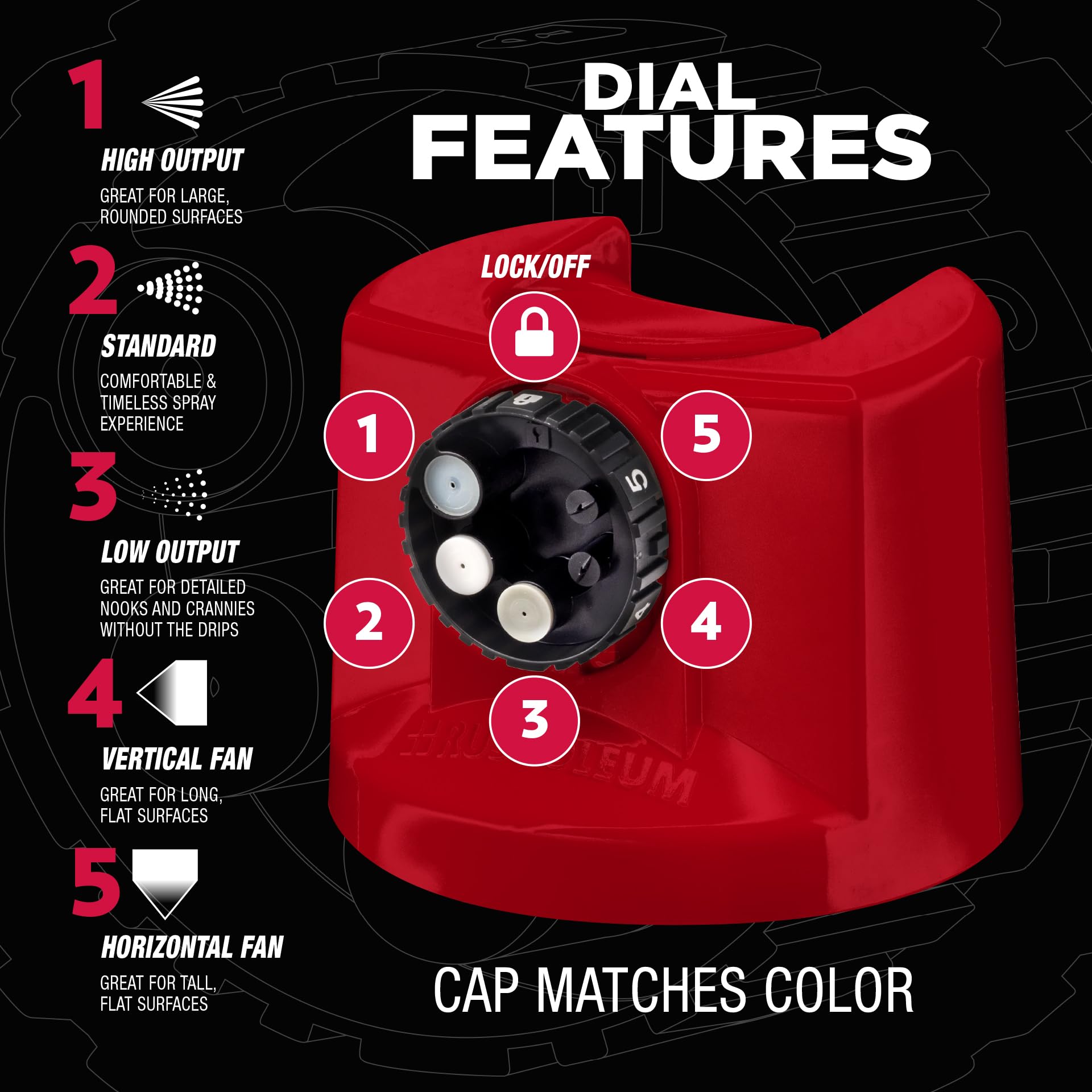 Rust-Oleum 376895 Stops Rust Custom Spray 5-in-1 Spray Paint, 12 oz, Gloss Regal Red, (Pack of 1)