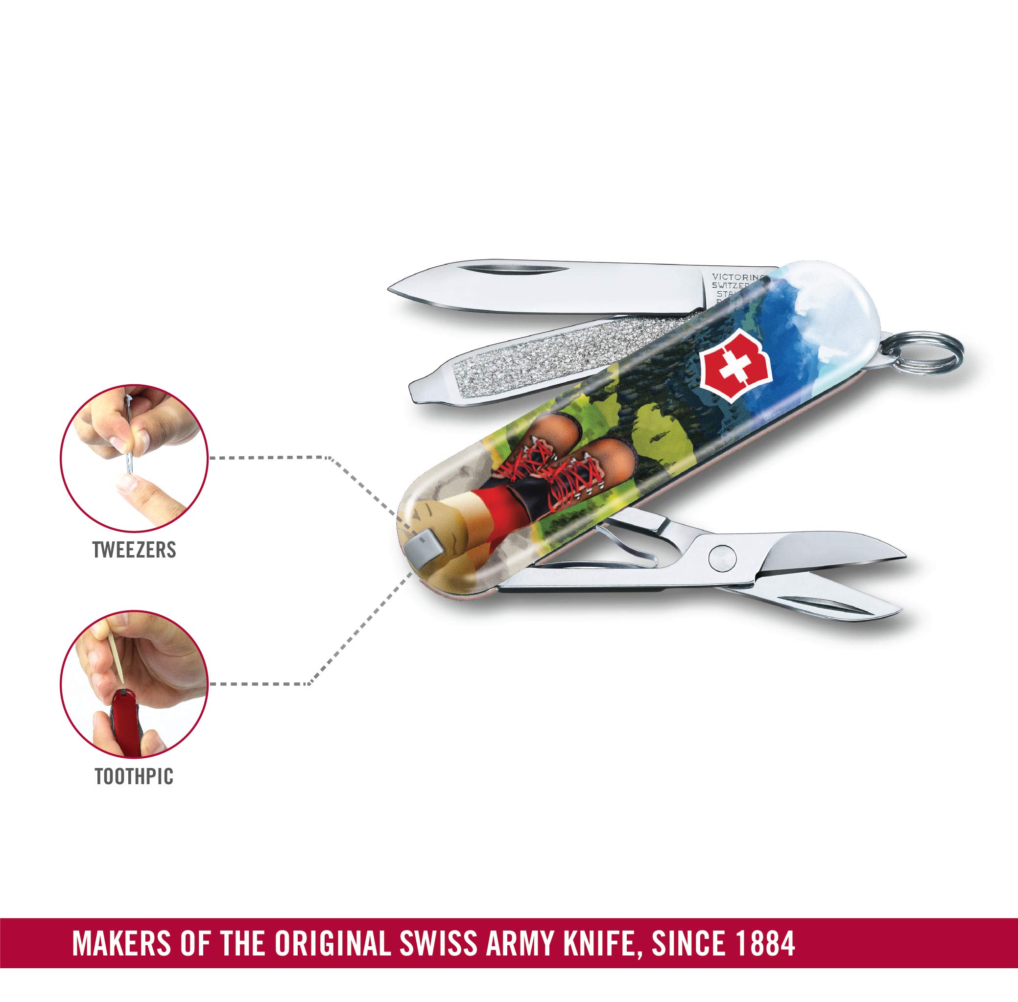 Victorinox Classic 2020 I Love Hiking Swiss Army Knife - Sports Limited Edition