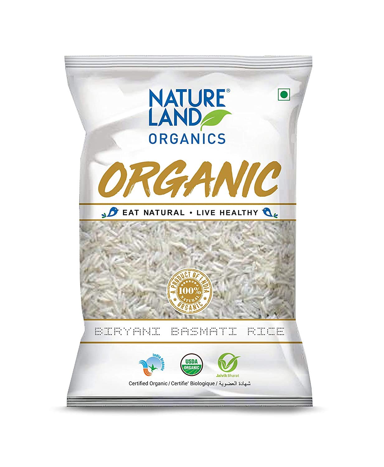 Natureland Organics Biryani Basmati Rice 1 Kg - Organic Rice - Review, Price and Buying Guide