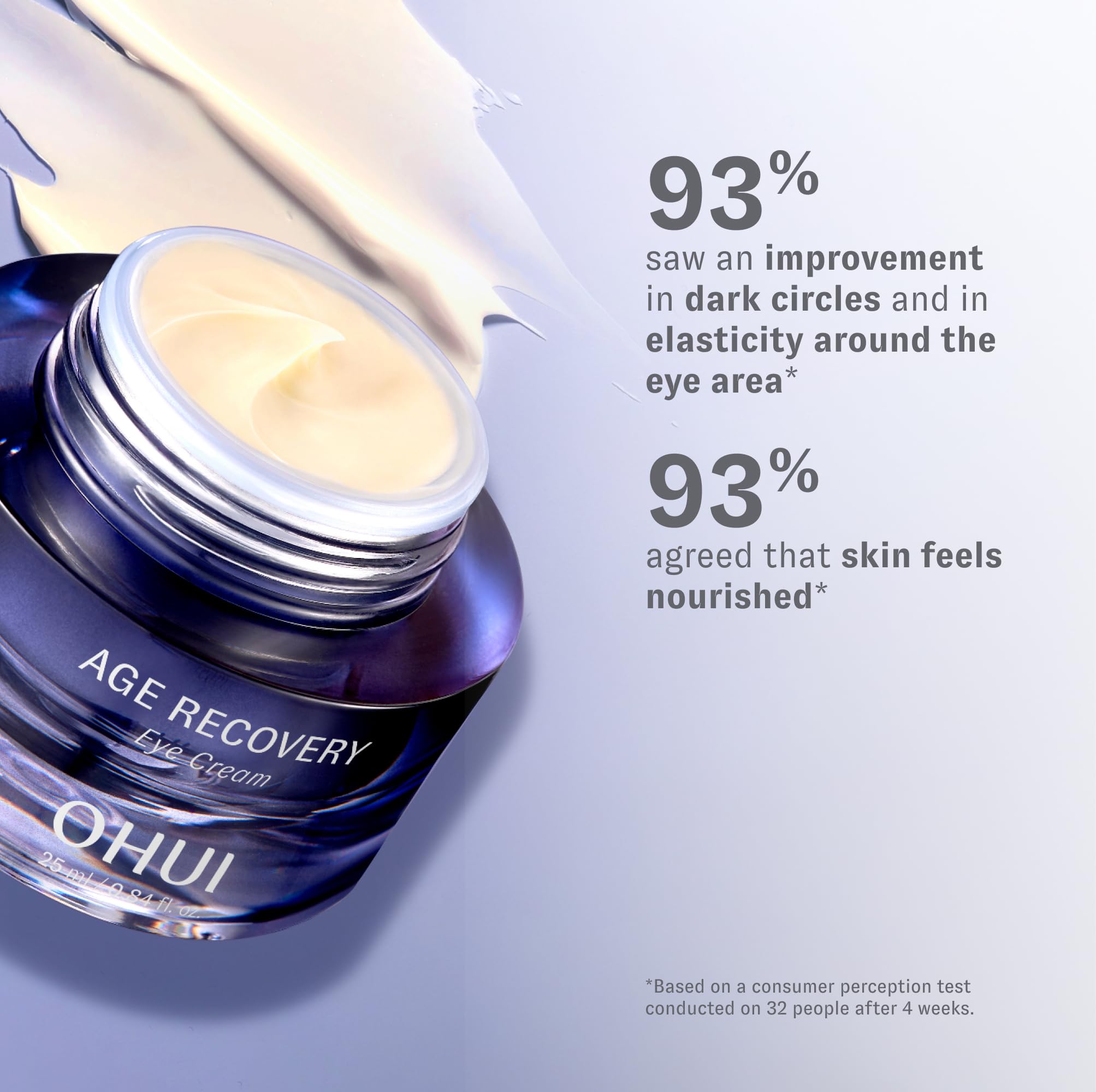 O Hui Age Recovery Eye Cream | Korean Skin Care | Moisturizing Eye Treatment with Collagen & Peptides | Visibly improves Firmness, Wrinkles, and Dark Circles