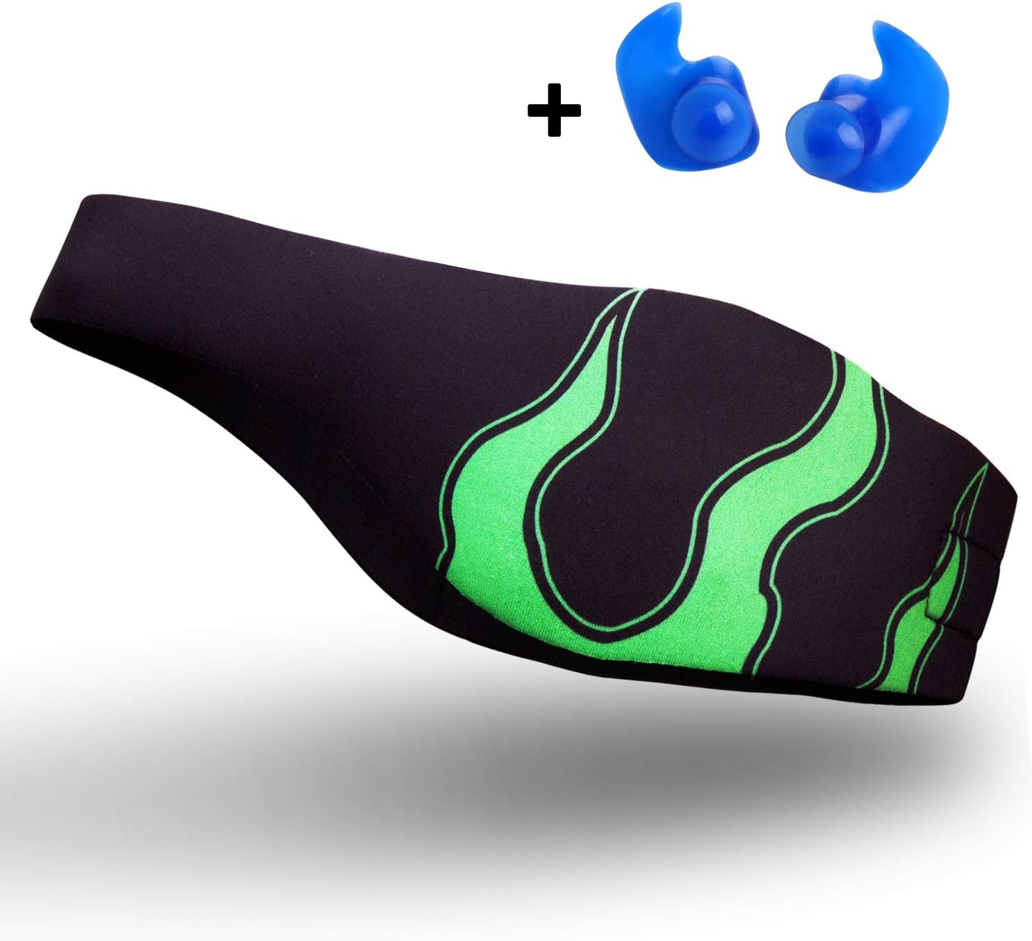 Qshare Swimming Headband & Silicone Earplugs Best Design