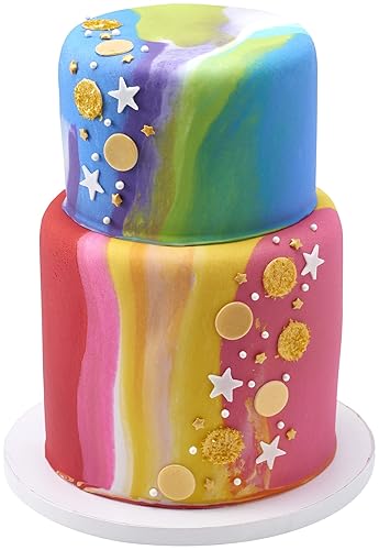 Miniatura 12 de DecoPac White Pearl Grand Nonpareils, gránulos elegantes en recipiente de mano, gránulos comestibles para pasteles de celebración, cupcakes,