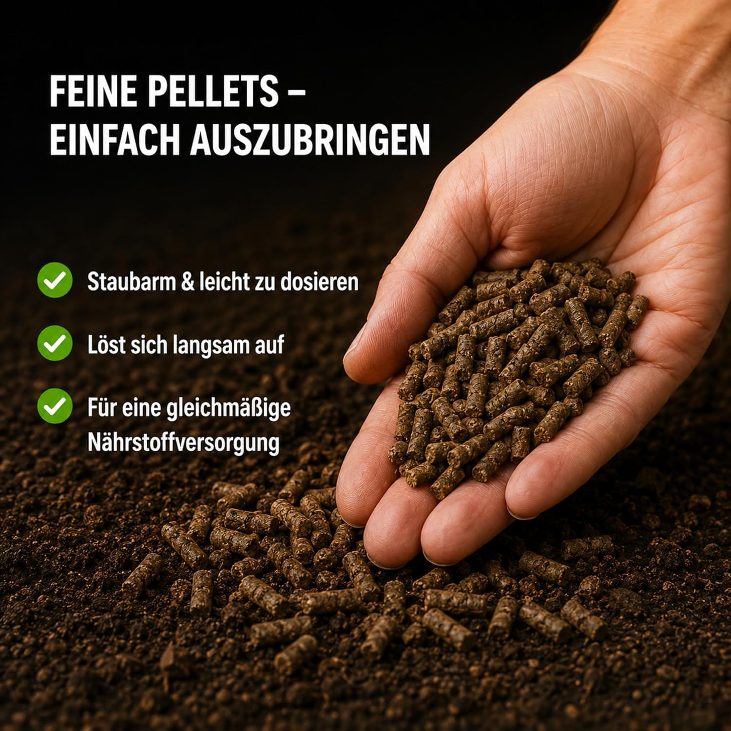 MammaTerra Hühnermist Pellets – Organischer Langzeitdünger für Tomaten, Gemüse, Hochbeet & Garten – Natürlicher NPK Dünger – Geruchsarm & Für ökologischen Landbau geeignet (8)