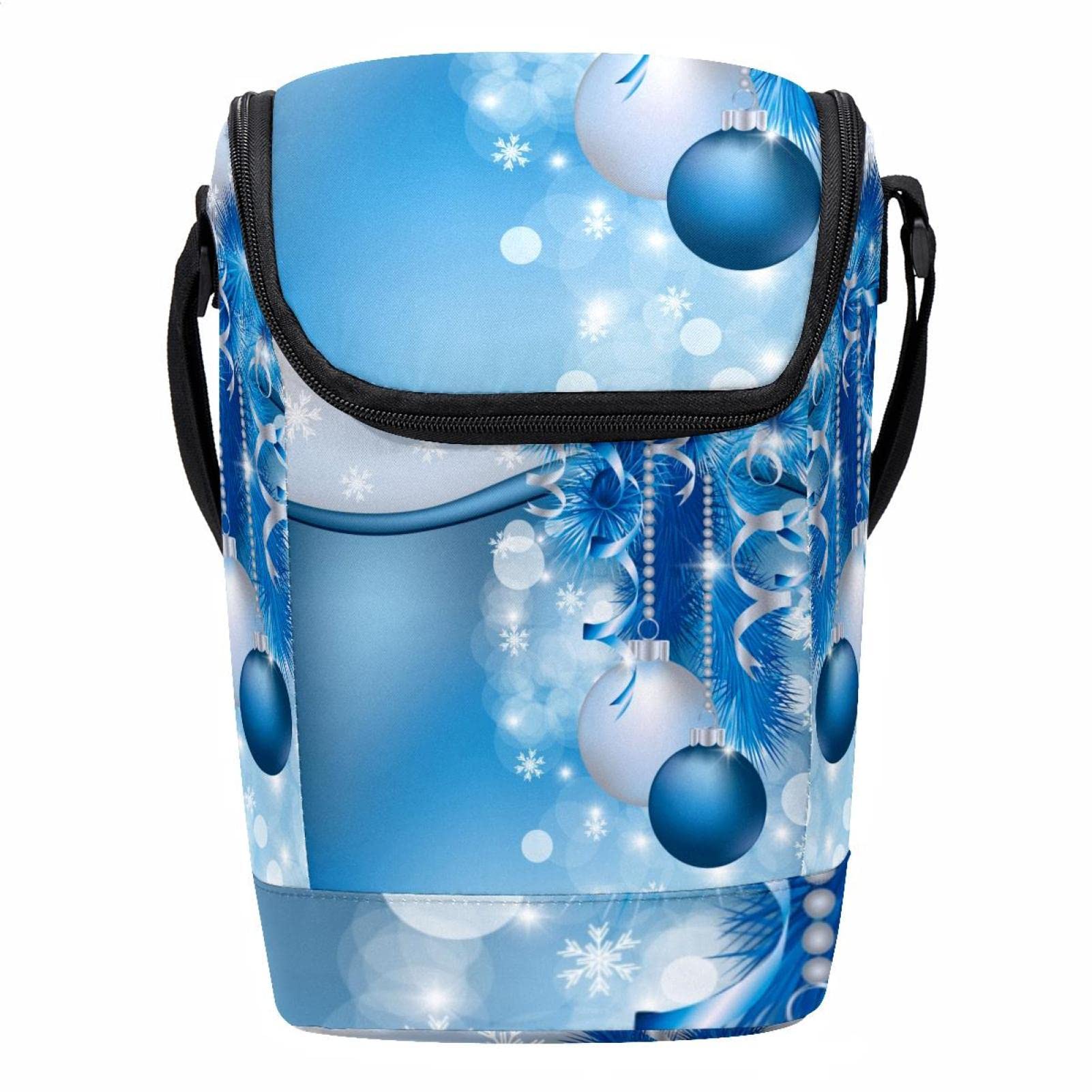 Bolsa de almuerzo azul lonchera térmica hermética para llevar comida al trabajo