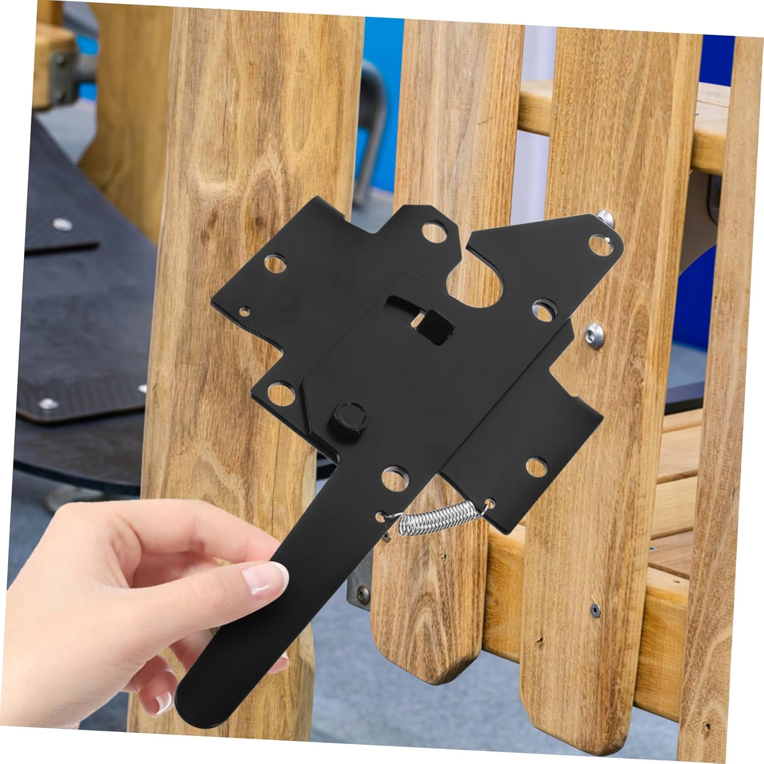 Uonlytech 1Set Heavy Duty Gate Hinge Latch Durable Construction for Wooden Fence for Farm and Garden Gates User Friendly Installation Classic Design for Outdoor Elegance