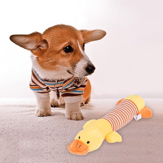 Foto 2 de 6 de Fdit Juguetes de Peluche Suaves con Squeaker Ocultar Juguete Masticable para Cachorros y Perros Pequeños…
