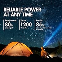 Vista 5 de Tenergy Paquete de 36 pilas recargables AA y AAA NiMH de alta calidad, pilas AA y AAA de 1.2 V, ideales para dispositivos electrónicos diarios