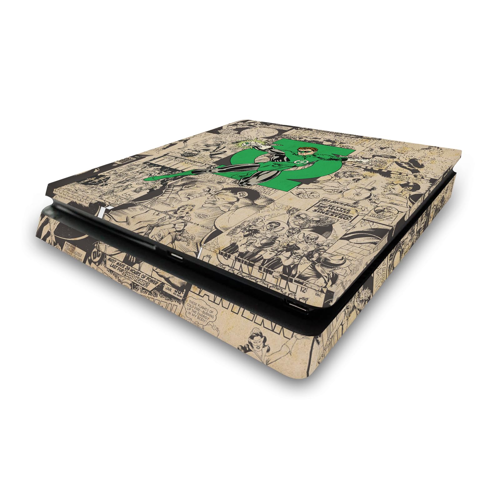 Skin Green Lantern pour PS4 Slim autocollant vinyle de protection pour console Sony PlayStation 4