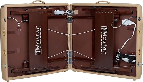 Miniatura 6 de Master Massage Paquete de mesa de masaje portátil Del Ray Therma Top de 30 pulgadas con accesorios, para uso como cama de tatuaje, mesa de pestañas