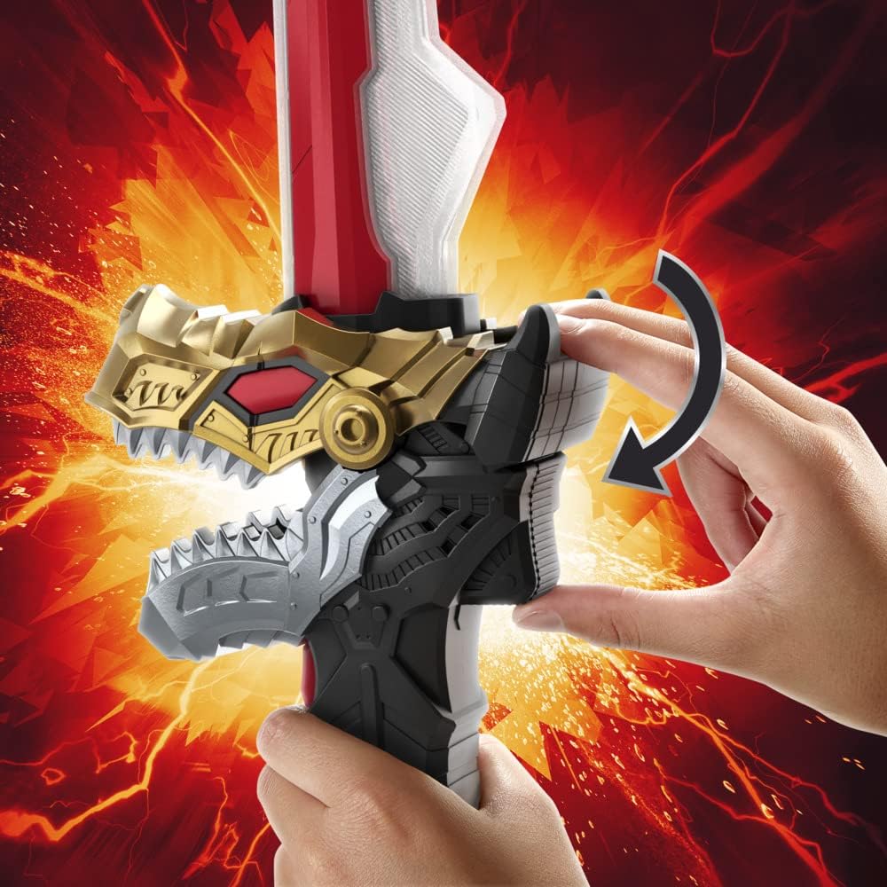 Best Seller Power Rangers Dino Fury Chromafury Saber Electronic Color-Scanning Toy with Lights and Sounds, Inspired by The TV Show Ages 5 and Up