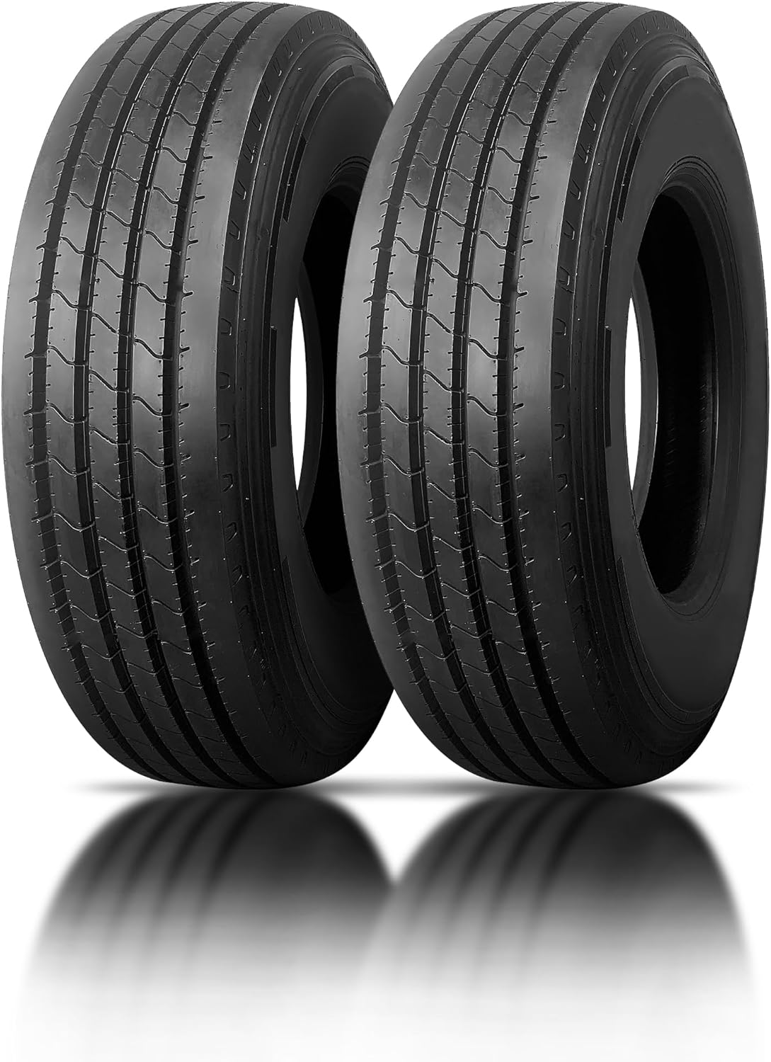 Set of 2 (Two) Travelstar Eco-Mile AP Steer All Position 215/75R17.5 18PR J 135/133L Tires- 215/75R17.5 Commercial Truck Tire-5-Year Warranty | Eco-Friendly- (Tire Only)
