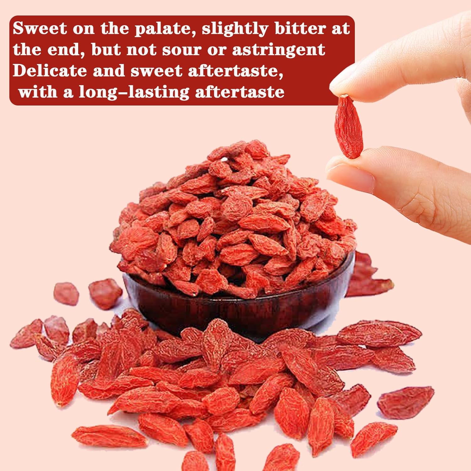 Shengmingxi Goji Berries 14.1OZ/400g Wolfberry Special Grade Goji Berry Dried Fruit Berry Whole & Large No Sulfur No Addition Great for Drinks, Snacks, Beverages 枸杞 枸杞子 红枸杞