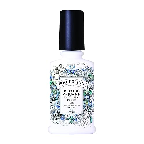 Poo-Pourri Before-You-Go Toilet Spray, Fresh Air, 4 Fl Oz |