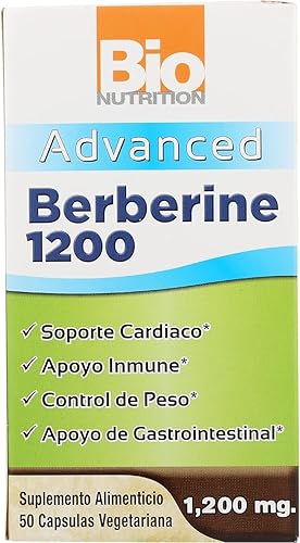 Bio Nutrition, Berberina Avanzada 1200, 50 Cápsulas