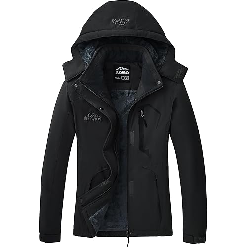 Womens Winter Coats Waterproof Ski Jacket Warm Snow Jackets Windproof Windbreaker Hooded Raincoat