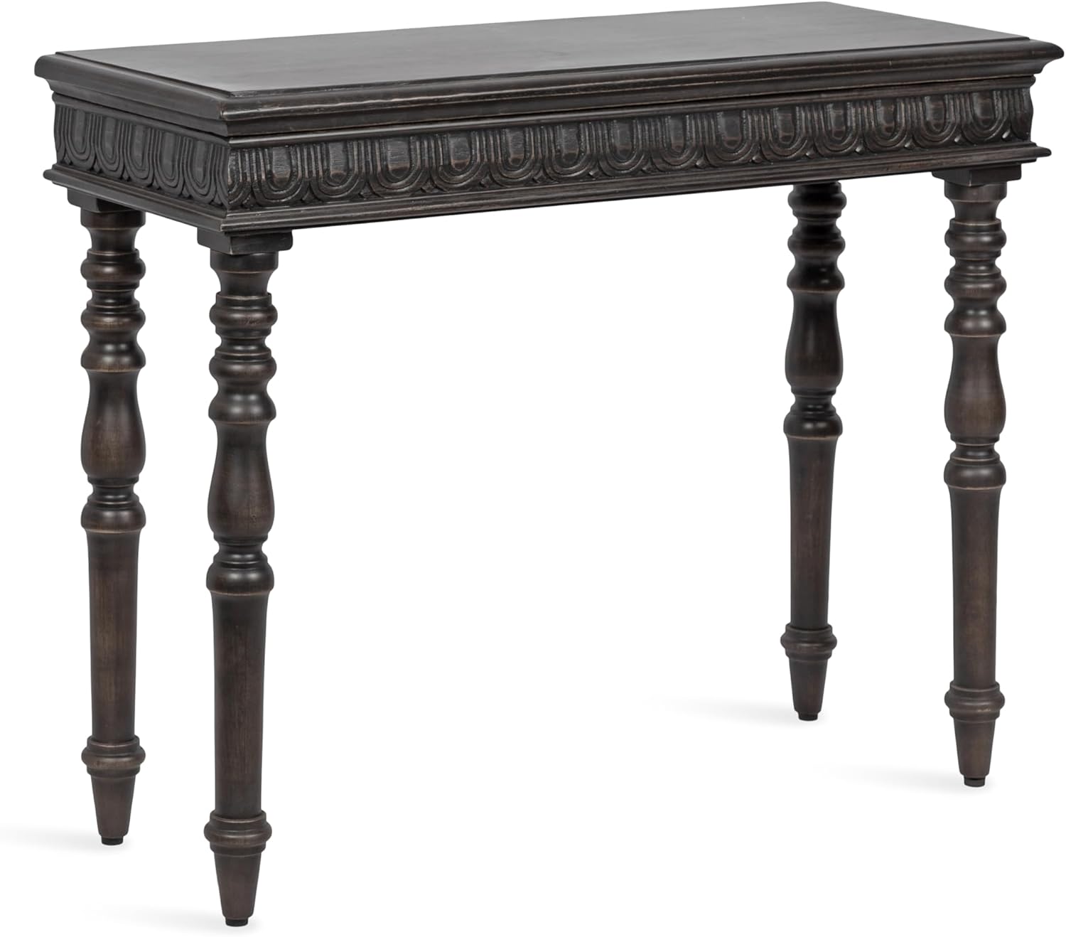Amazon.com: Kate and Laurel Patresa Traditional Carved Wood Console ...