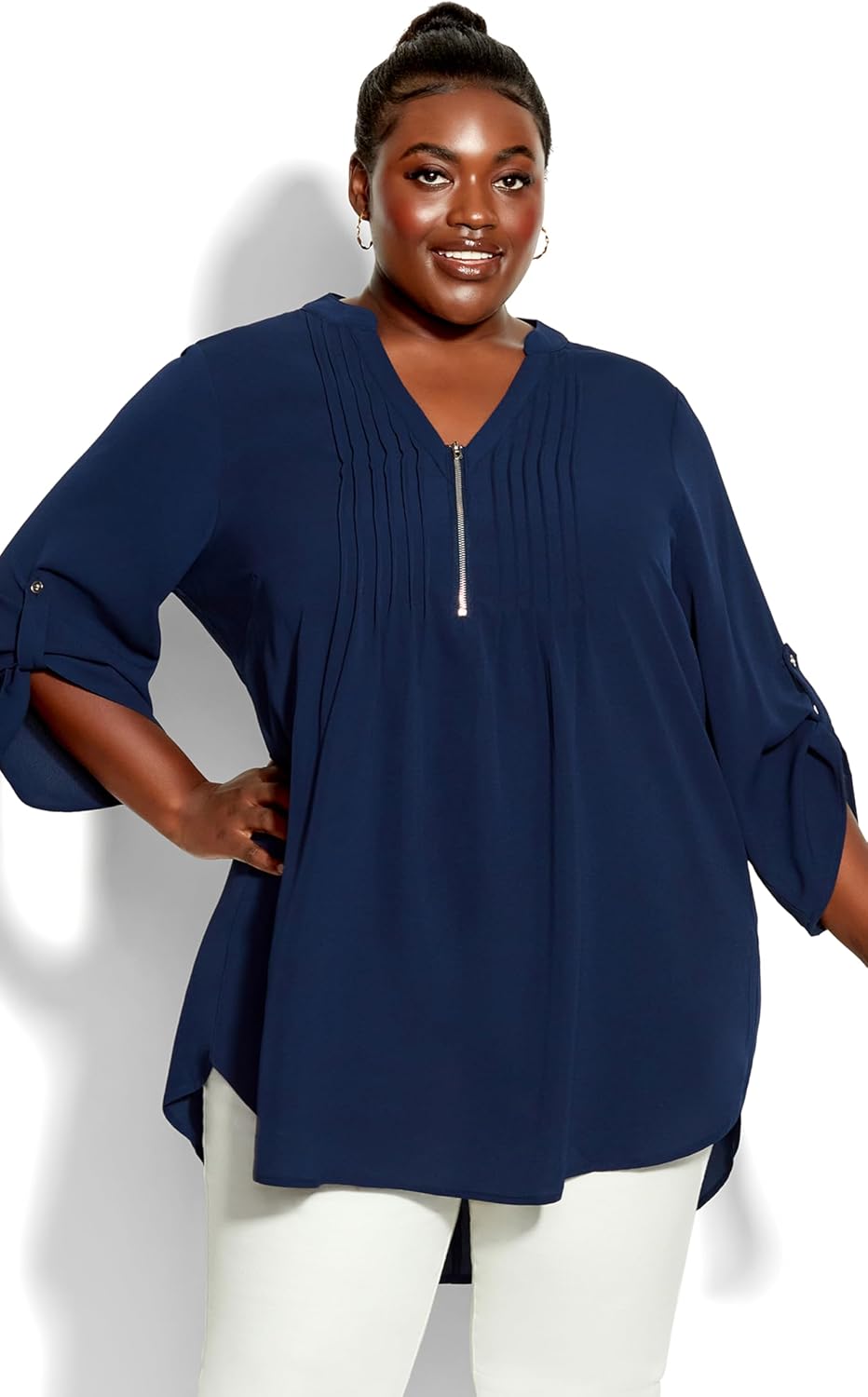 Avenue Women's Plus Size Tunic PIPERLY PLN - Image 5