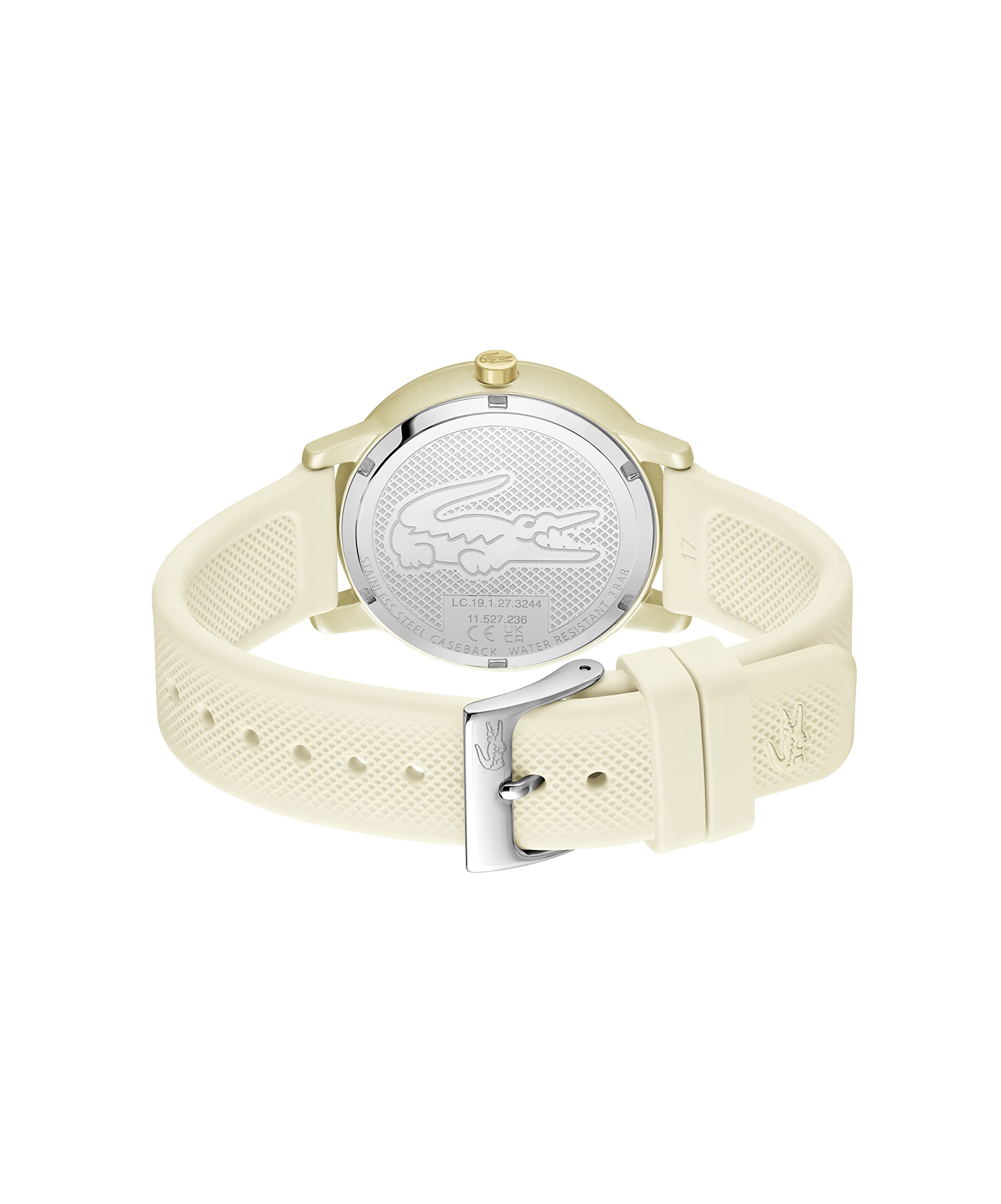 Lacoste.12.12 GO Reloj Analógico de Cuarzo para Mujer con Correas en Silicona