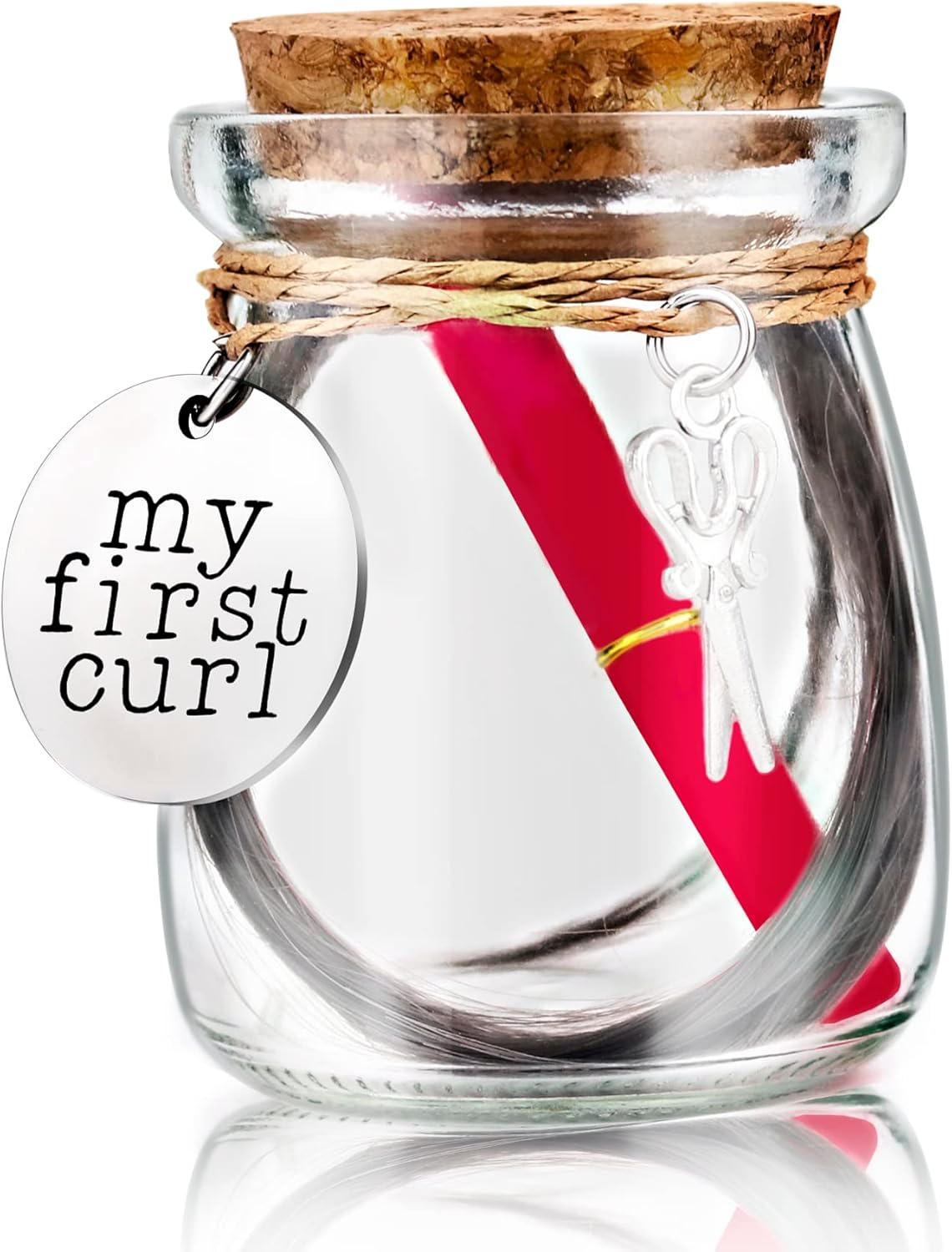 Amazon.com : First Haircut Keepsake Holder, First Curl Keepsake Box for ...
