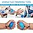 Hand Grip Strenthener - Squeeze Balls for Hand Therapy Set (5LB+10LB), Hand Exercise Ball for Physical Therapy, Elderly, Weak Hand, Arthritis, Stroke, Carpal Tunnel