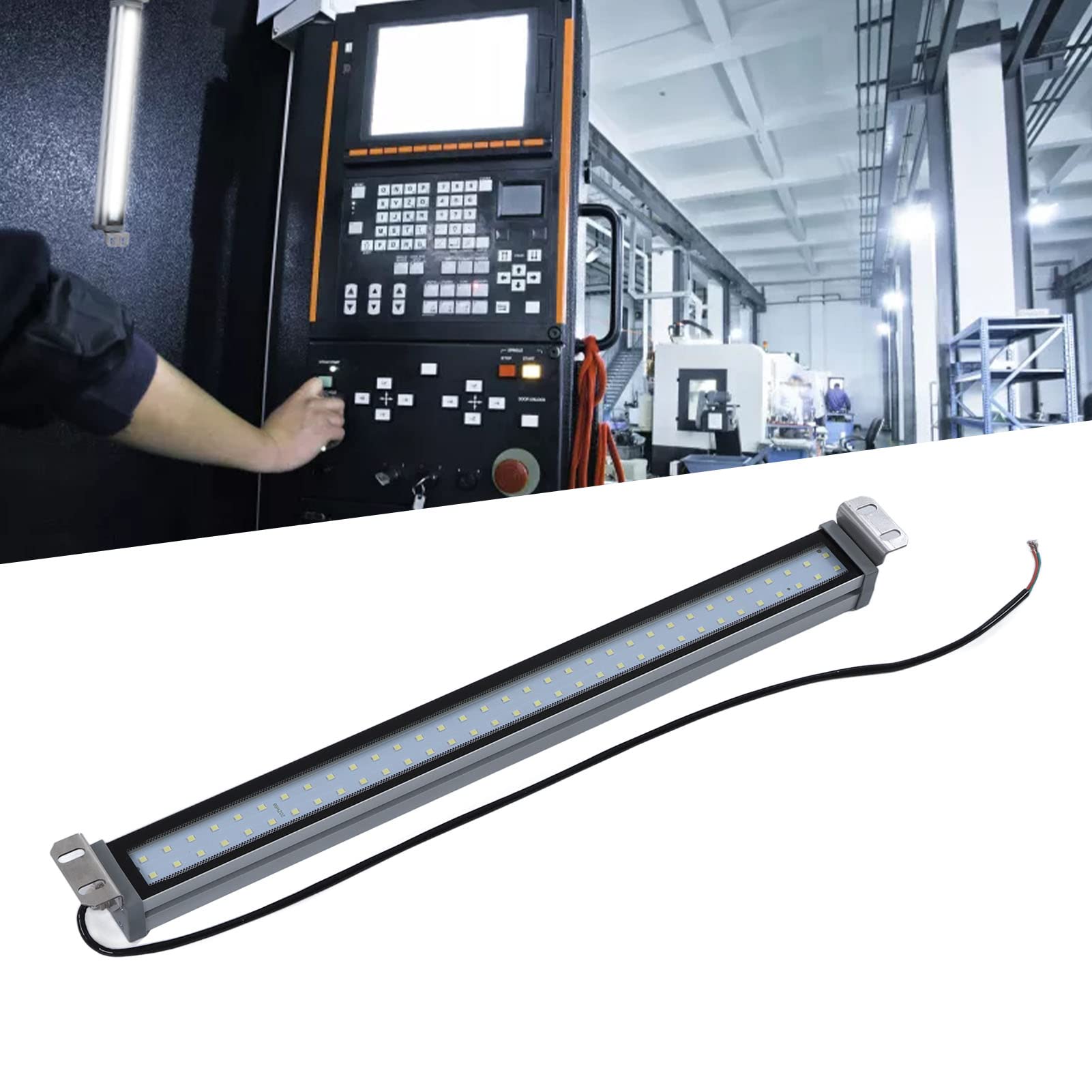 Lampa robocza LED Mavaol, wodoodporna, przeciwwybuchowa, energooszczędna, solidna lampa przemysłowa do obrabiarek CNC, centrów obróbczych i kontroli produktów