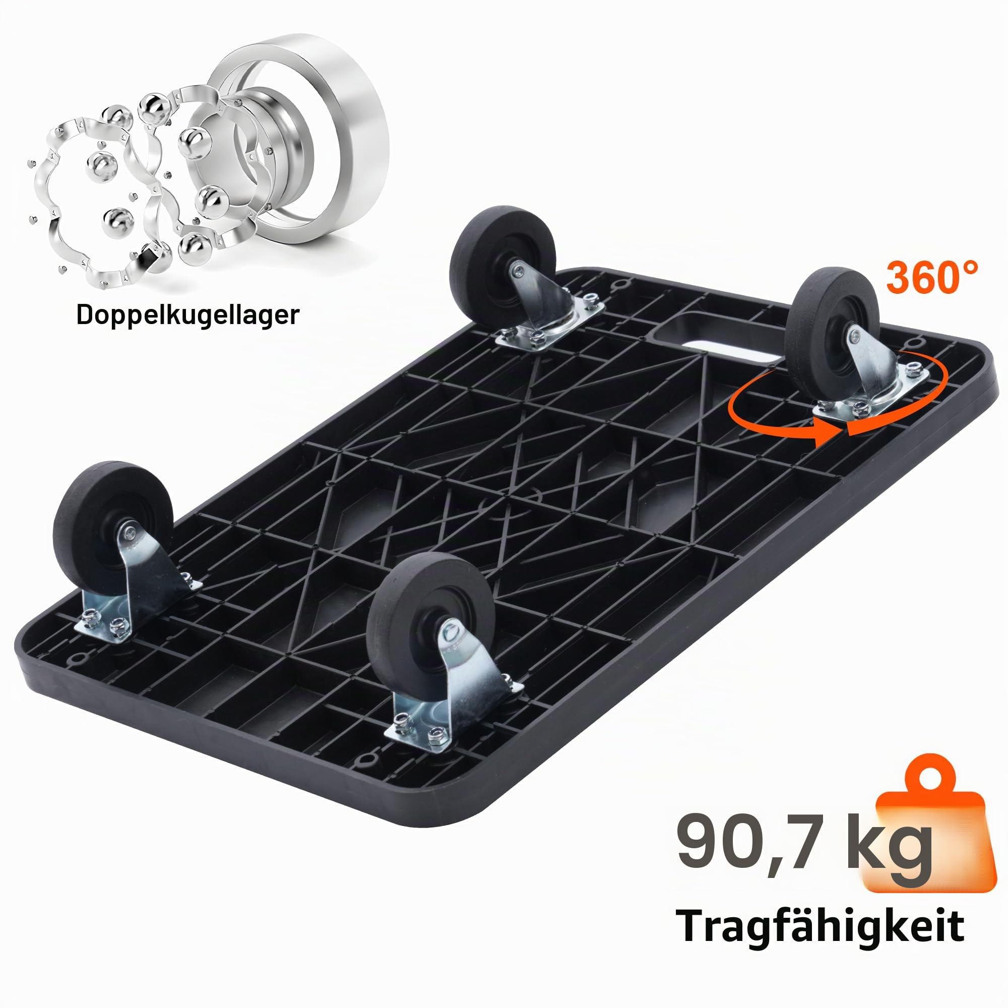 MaxWorks 80854 Polypropylen-Puppe, 90 kg Kapazität