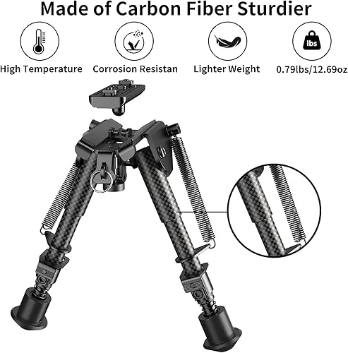 Miniatura 10 de 6-9 Inches Bipod with Adapter for M-Rail