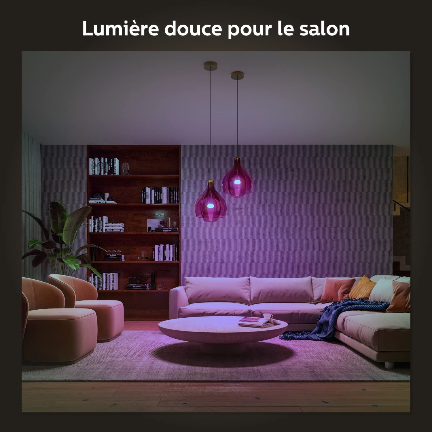 Philips Hue White and Color Ambiance, Kit de démarrage 2 ampoules connectées E27, 1100 lm, Pont et télécommande, compatible Bluetooth, fonctionne avec Alexa, Google Assistant et Apple Homekit