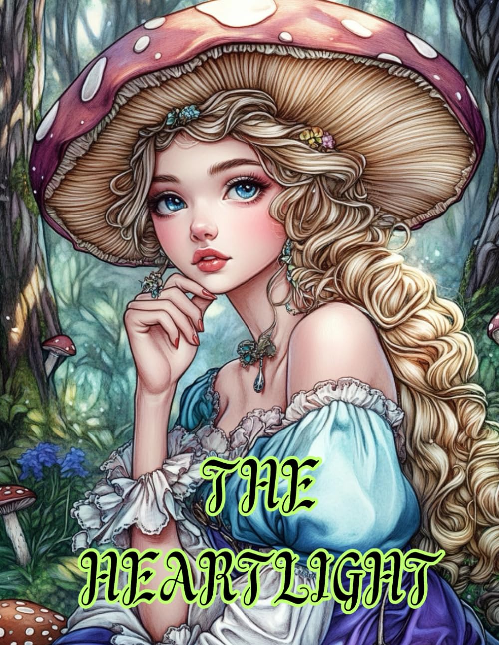 The Heartlight: A Bedtime story and Fairy Tale for Kids with Colouring Pages of Unicorns, Forest Animals, and Magical Friends