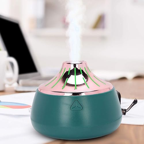 Miniatura 8 de Humidificador de aire de 6.8 fl oz, difusor de aromaterapia con carga USB, luz de escritorio, mini fabricante de niebla para el hogar, bebé,