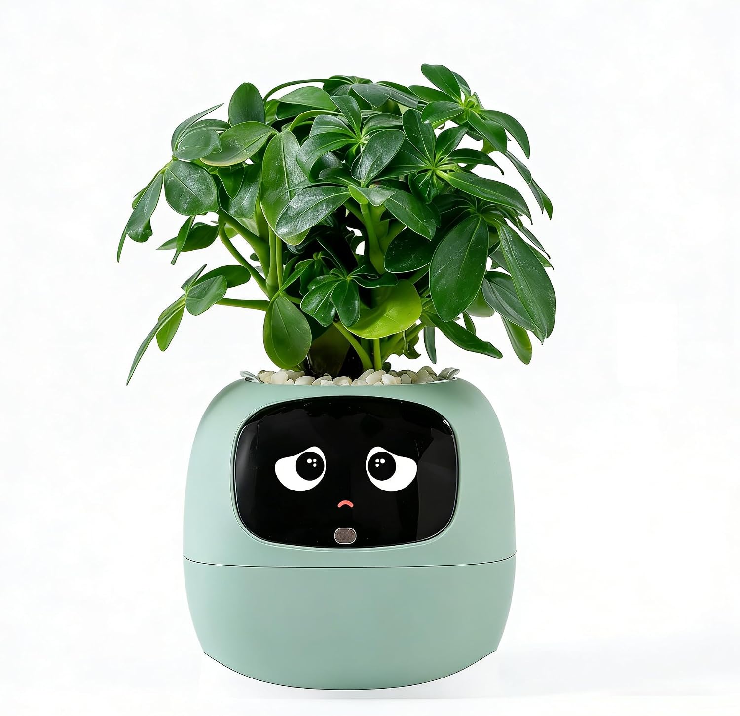 Ivy 2nd Gen Smart Plant Robot – Interactive AI Pet with 100+ Emotional Expressions, 15+ State Reminders,54+ Plant Care Guides,Cute Desk Companion for Home Office, Unique Gift (Green)