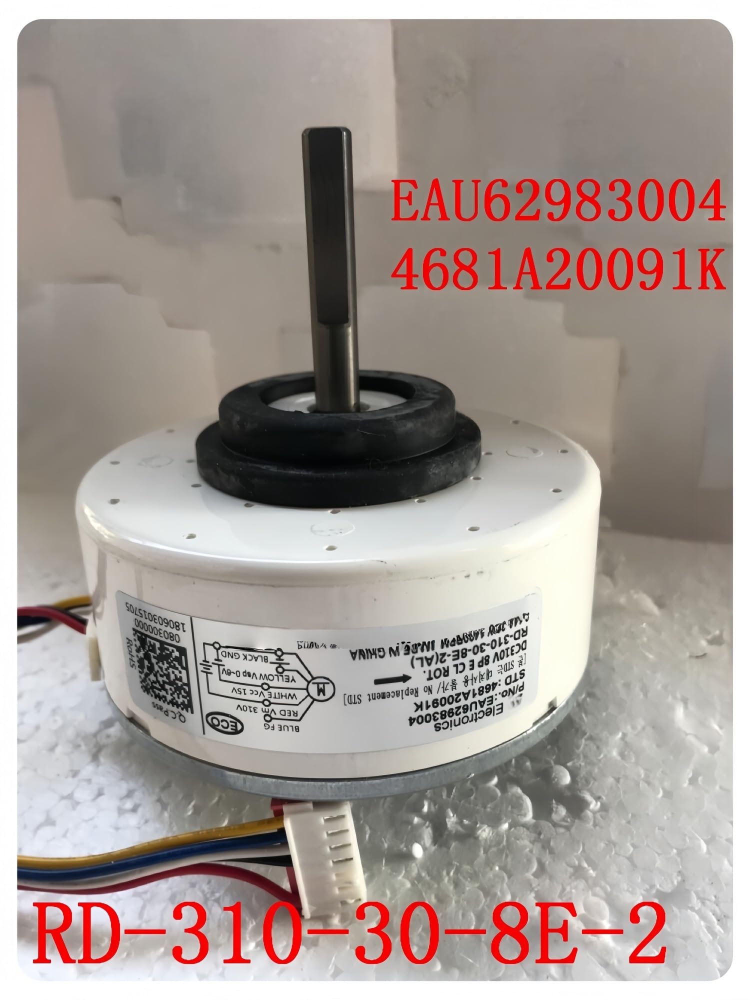 Motor RD-310-30-8N-4 (AL), Compatible con LG El Motor De Repuesto ZKFP-30-8-97L-1 del Aire Acondicionado - Piezas del Motor del Ventilador del Aire Acondicionado